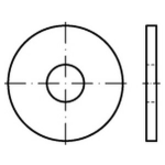 684 Stück flache Unterlegscheiben, sortiert, 304 Edelstahl, flache  Unterlegscheiben, M2, M2,5, M3, M4, M5, M6