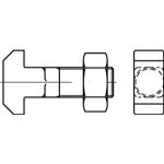 Hammerschrauben DIN 186