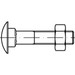  Flachrundschrauben (Schlossschrauben) DIN 603...