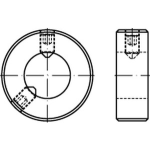 Stellringe schwere Reihe m. Gewindestift ~DIN 703