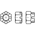 Kronenmuttern DIN 935-1