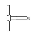 Knebelschrauben, fester Knebel, o. Druckstück DIN 6304