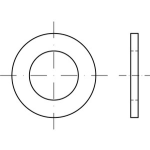 Flache Scheiben kleine Reihe ISO 7092