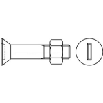 Senkschrauben mit Schlitz für Stahlkonstruktionen DIN 7969