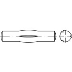 Knebelkerbstift mit kurzen Kerben ISO 8742