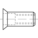 Blindniet - Mutter (Alu leg.) rund, offen, Senkkopf 90°