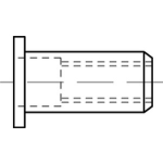 Blindniet- Mutter (ALU leg.) rund, offen Flachkrundkopf mit Mehrbereichsschaft