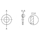 NF E 25-513 - AFNOR-Scheiben Form M