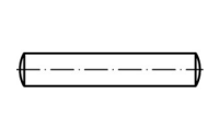 100 Stück, DIN 7 A 1 m6 Zylinderstifte, Toleranzfeld m6 - Abmessung: 6 m6 x 60