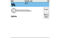 1000 Stück, DIN 94 A 2 Splinte - Abmessung: 2 x 40