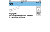 DIN 99 A 2 Form N Kegelgriffe mit Griffaufnahme durch Gewinde, geneigte Griffachse - Abmessung: N 125 M 16, Inhalt: 10 Stück