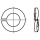 1000 Stück, ~DIN 128 Federstahl Form B mechanisch verzinkt Federringe, gewellt - Abmessung: B 5