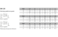 25 Stück, ~DIN 128 1.4310 Form A Federringe, gewölbt - Abmessung: A 20