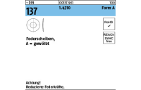 100 Stück, ~DIN 137 1.4310 Form A Federscheiben, gewölbt - Abmessung: A 2