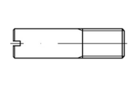 100 Stück, DIN 427 14 H galvanisch verzinkt Schaftschrauben mit Kegelkuppe und Schlitz - Abmessung: M 6 x 50