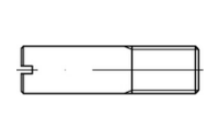 50 Stück, DIN 427 14 H Schaftschrauben mit Kegelkuppe und Schlitz - Abmessung: M 10 x 30