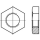 DIN 431 14 H Form B Rohrmuttern mit zölligem Rohrgewinde G, mit einseit. Gewindeansenkung - Abmessung: BG 2, Inhalt: 5 Stück