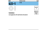 200 Stück, DIN 433-1 A 4 Scheiben - Abmessung: 4,3 x 8 x0,5