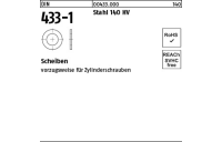 1000 Stück, DIN 433-1 Stahl 140 HV Scheiben - Abmessung: 13 x20 x2