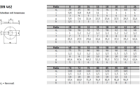 10 Stück, DIN 462 Stahl Scheiben mit Innennase - Abmessung: 100