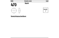 250 Stück, DIN 470 Stahl verschlussscheiben - Abmessung: 30