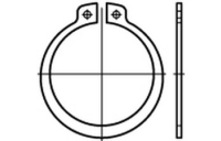 100 Stück, ~DIN 471 1.4122 Regel Sicherungsringe (Halteringe) für Wellen, Regelausführung - Abmessung: 9 x 1