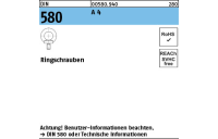 DIN 580 A 4 Ringschrauben - Abmessung: M 10, Inhalt: 10 Stück