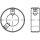 ~DIN 703 Stahl Stellringe, schwere Reihe, mit Gewindestift nach DIN 914/ISO 4027 - Abmessung: 25 x 56 x 22, Inhalt: 10 Stück