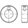 10 Stück, ~DIN 705 A 1 Form A Stellringe, leichte Reihe, mit Gewindestift - Abmessung: A 10 x 20 x 10