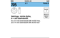 10 Stück, ~DIN 705 A 1 Form A Stellringe, leichte Reihe, mit Gewindestift - Abmessung: A 16 x 28 x 12