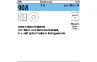 1 Stück, DIN 908 A 4 zyl.-Rohr G verschlussschrauben mit Bund und Innensechskant,mit zyl. Rohrgewinde - Abmessung: G 1 1/4 A