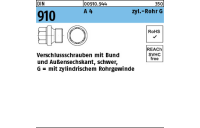 DIN 910 A 4 zyl.-Rohr G verschlussschrauben mit Bund und Außensechskant, schwer, m. zyl. Rohrgew. - Abmessung: G 3/4 A, Inhalt: 10 Stück