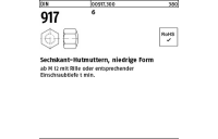 1000 Stück, DIN 917 6 Sechskant-Hutmuttern, niedrige Form - Abmessung: M 5