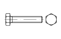 500 Stück, DIN 933 8.8 flZn/TL 480h (zinklamellenbesch.) Sechskantschrauben mit Gewinde bis Kopf - Abmessung: M 6 x 10