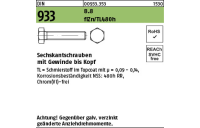 25 Stück, DIN 933 8.8 flZn/TL 480h (zinklamellenbesch.) Sechskantschrauben mit Gewinde bis Kopf - Abmessung: M 16 x 110