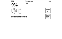 1000 Stück, DIN 934 10 Sechskantmuttern - Abmessung: M 4