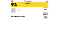 1 Stück, DIN 934 CuNiSi Sechskantmuttern - Abmessung: M 20