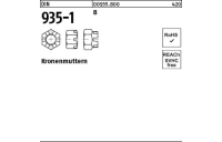 1 Stück, DIN 935-1 8 Kronenmuttern - Abmessung: M 36