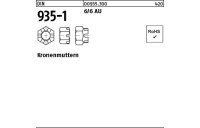 1 Stück, DIN 935-1 6/6 AU Kronenmuttern - Abmessung: M 60