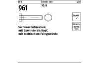 50 Stück, DIN 961 10.9 Sechskantschrauben mit Gewinde bis Kopf, mit metrischem Feingewinde - Abmessung: M 14 x1,5 x 50