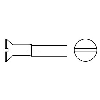 10 Kunststoffschrauben Senkkopf Polyamid M5x25, 1,75 €