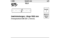 1 Stück, ~DIN 975 10.9 Gewindestangen, Länge 1000 mm - Abmessung: M 12