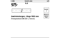 1 Stück, ~DIN 975 8.8 Gewindestangen, Länge 1000 mm - Abmessung: M 6