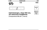 1 Stück, ~DIN 975 8.8 Fein Gewindestangen, Länge 1000 mm mit metrischem Feingewinde - Abmessung: M 14 x 1,5