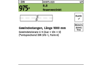 1 Stück, ~DIN 975 8.8 feuerverzinkt Gewindestangen, Länge 1000 mm - Abmessung: M 20