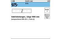 1 Stück, ~DIN 975 A 4 Gewindestangen, Länge 1000 mm - Abmessung: M 30