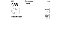 5000 Stück, DIN 988 Stahl Passscheiben - Abmessung: 4 x 8x0,1