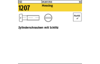 200 Stück, ISO 1207 Messing Zylinderschrauben mit Schlitz - Abmessung: M 2 x 4