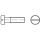 2000 Stück, ISO 1207 4.8 Zylinderschrauben mit Schlitz - Abmessung: M 4 x 5