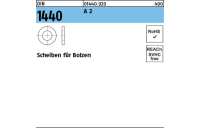 500 Stück, DIN 1440 A 2 Scheiben für Bolzen - Abmessung: 5 x 10 x 0,8